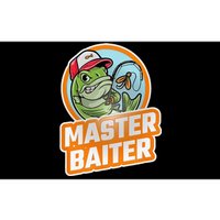 Master Baiter Vintage Bass Fishing Funny Angler Bumper Sticker