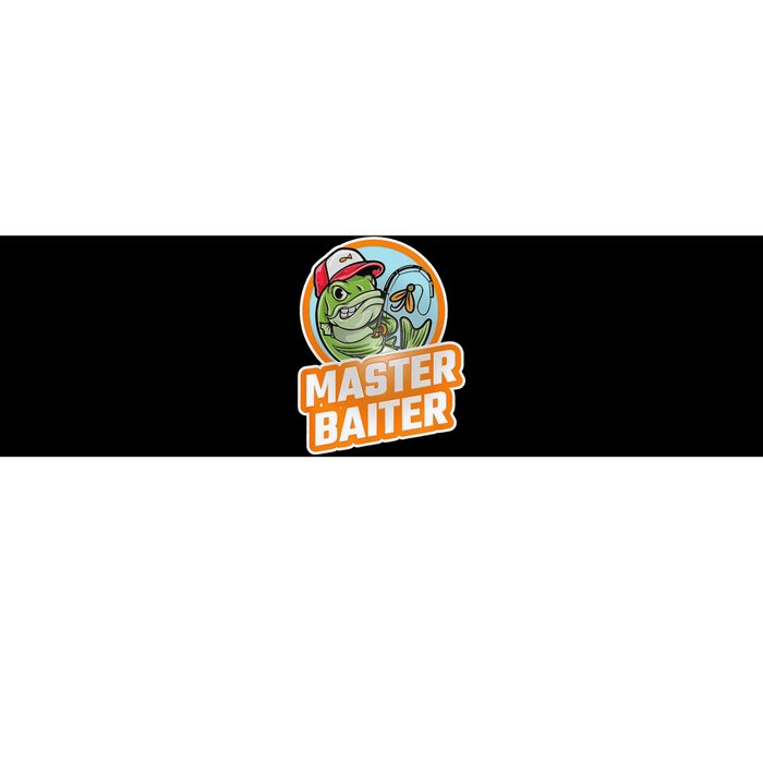 Master Baiter Vintage Bass Fishing Funny Angler Bumper Sticker