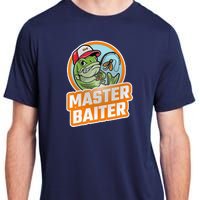 Master Baiter Vintage Bass Fishing Funny Angler Adult ChromaSoft Performance T-Shirt