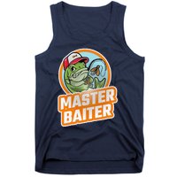 Master Baiter Vintage Bass Fishing Funny Angler Tank Top