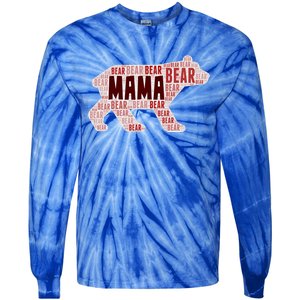 Mama Bear V2 Gift (Unisex Sizing By Popular Ded!) Tie-Dye Long Sleeve Shirt