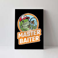 Master Baiter Vintage Bass Fishing Funny Angler Canvas