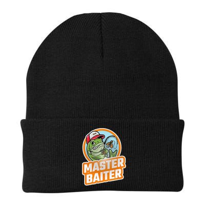 Master Baiter Vintage Bass Fishing Funny Angler Beanie
