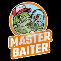 Master Baiter Vintage Bass Fishing Funny Angler Flatbill Hat