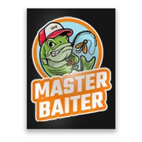 Master Baiter Vintage Bass Fishing Funny Angler Poster