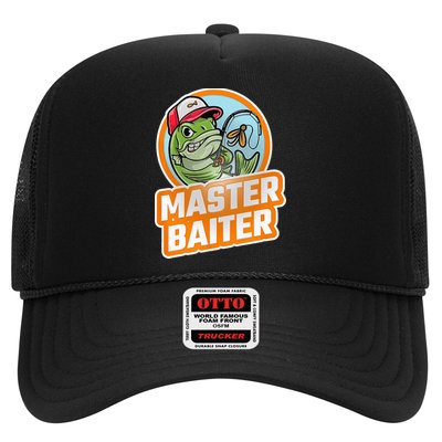 Master Baiter Vintage Bass Fishing Funny Angler Trucker Hat