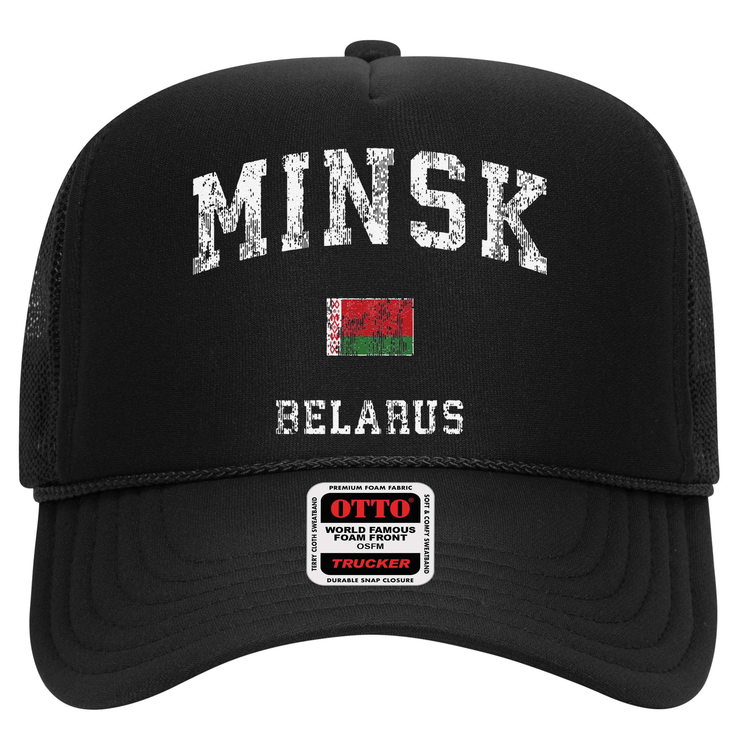 Minsk Belarus Vintage Athletic Sports Hat