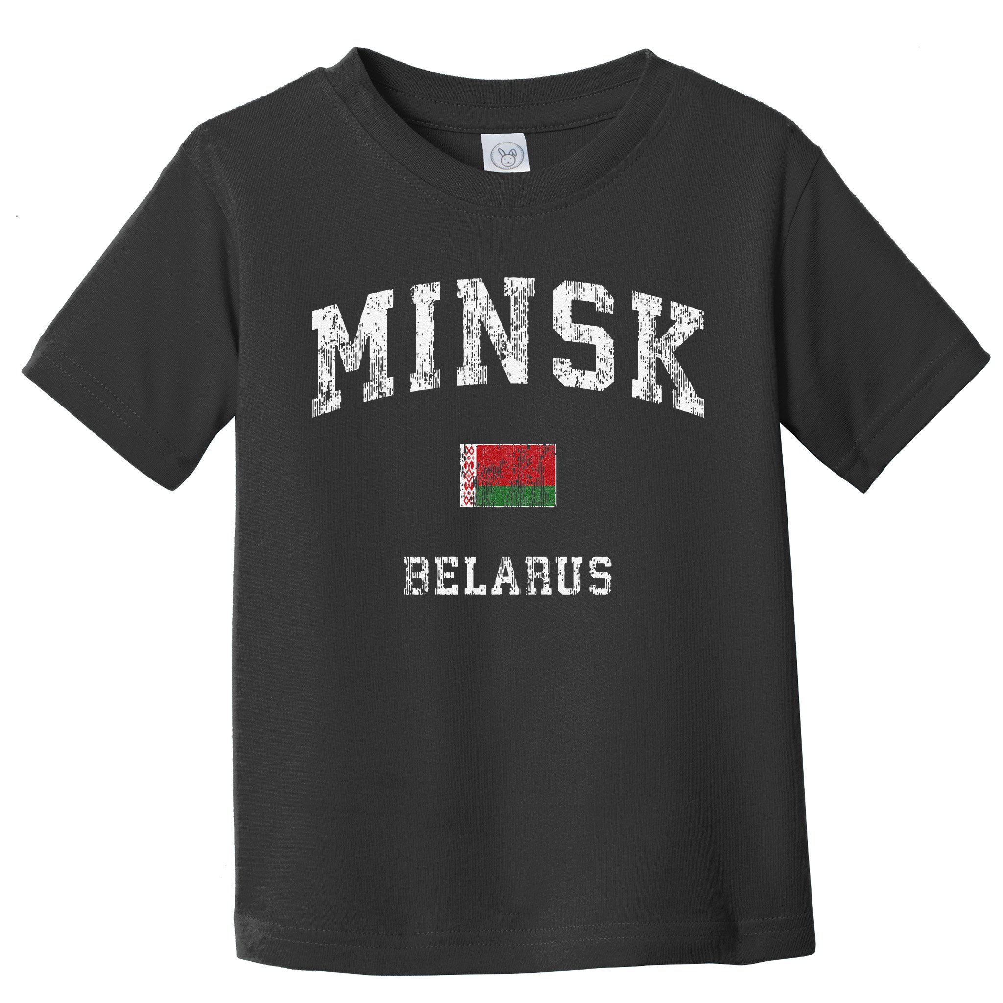 Minsk Belarus Vintage Athletic Sports Toddler T-Shirt