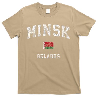 Minsk Belarus Vintage Athletic Sports T-Shirt