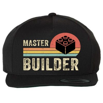 Master Builder Vintage Style Lego Gift Wool Snapback Cap