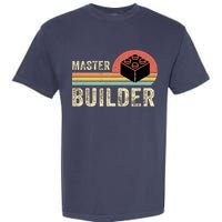 Master Builder Vintage Style Lego Gift Garment-Dyed Heavyweight T-Shirt