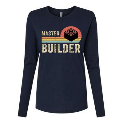 Master Builder Vintage Style Lego Gift Womens Cotton Relaxed Long Sleeve T-Shirt