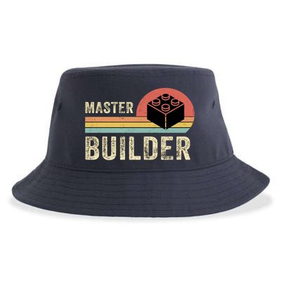 Master Builder Vintage Style Lego Gift Sustainable Bucket Hat