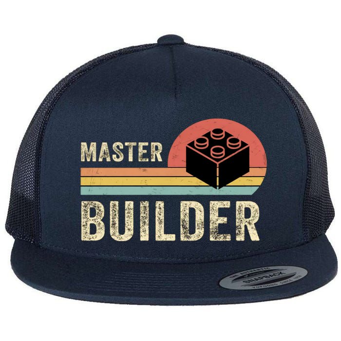 Master Builder Vintage Style Lego Gift Flat Bill Trucker Hat