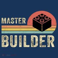 Master Builder Vintage Style Lego Gift Poster