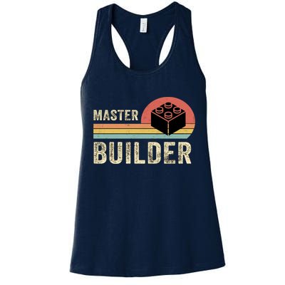 Master Builder Vintage Style Lego Gift Womens Tank Top