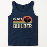 Master Builder Vintage Style Lego Gift Tank Top