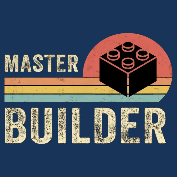 Master Builder Vintage Style Lego Gift Tank Top