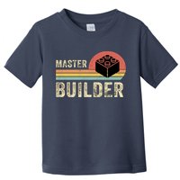 Master Builder Vintage Style Lego Gift Toddler T-Shirt