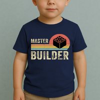 Master Builder Vintage Style Lego Gift Toddler T-Shirt