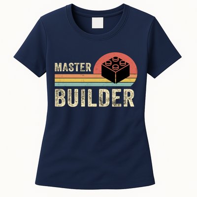 Master Builder Vintage Style Lego Gift Womens T-Shirt