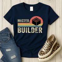 Master Builder Vintage Style Lego Gift Womens T-Shirt