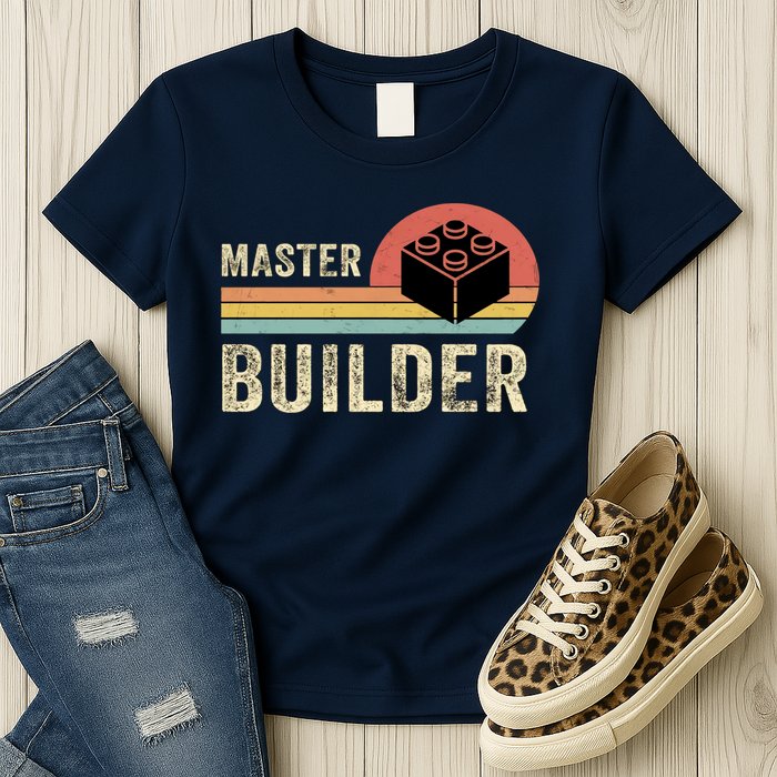 Master Builder Vintage Style Lego Gift Womens T-Shirt