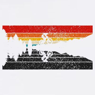 Mountain Bike Vintage MTB Downhill Biking Cycling Biker T-Shirt