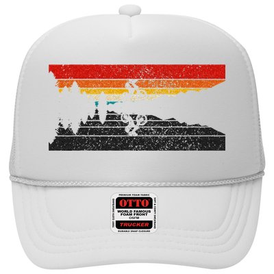 Mountain Bike Vintage MTB Downhill Biking Cycling Biker Trucker Hat