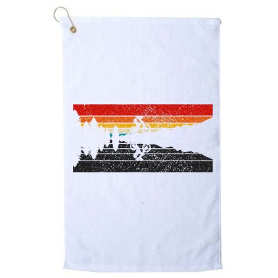 Mountain Bike Vintage MTB Downhill Biking Cycling Biker Golf Towel