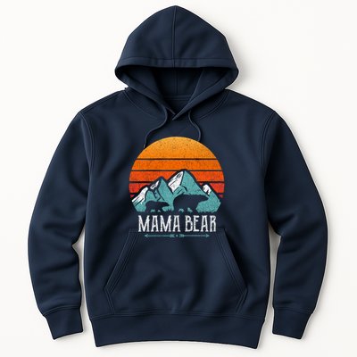 Mama Bear Vintage Mothers Day Retro Mom Hoodie