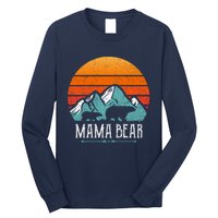 Mama Bear Vintage Mothers Day Retro Mom Long Sleeve Shirt