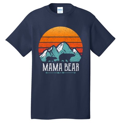 Mama Bear Vintage Mothers Day Retro Mom Tall T-Shirt