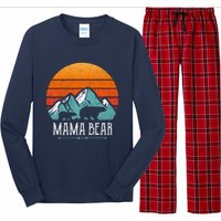 Mama Bear Vintage Mothers Day Retro Mom Long Sleeve Pajama Set