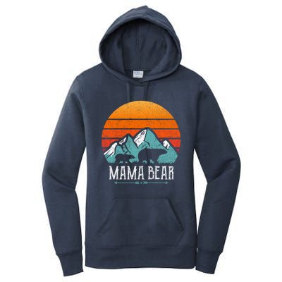 Mama Bear Vintage Mothers Day Retro Mom Women's Pullover Hoodie