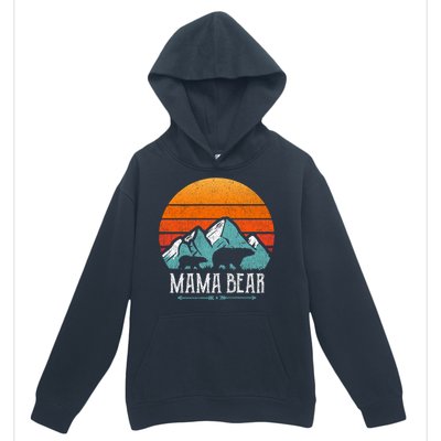 Mama Bear Vintage Mothers Day Retro Mom Urban Pullover Hoodie