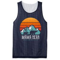 Mama Bear Vintage Mothers Day Retro Mom Mesh Reversible Basketball Jersey Tank