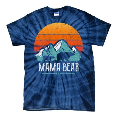 Mama Bear Vintage Mothers Day Retro Mom Tie-Dye T-Shirt