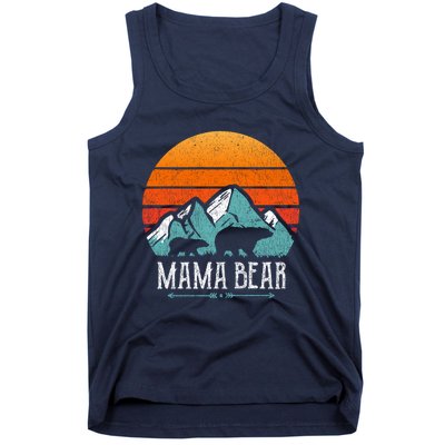 Mama Bear Vintage Mothers Day Retro Mom Tank Top