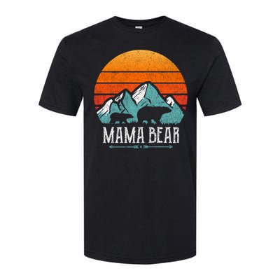 Mama Bear Vintage Mothers Day Retro Mom Softstyle CVC T-Shirt