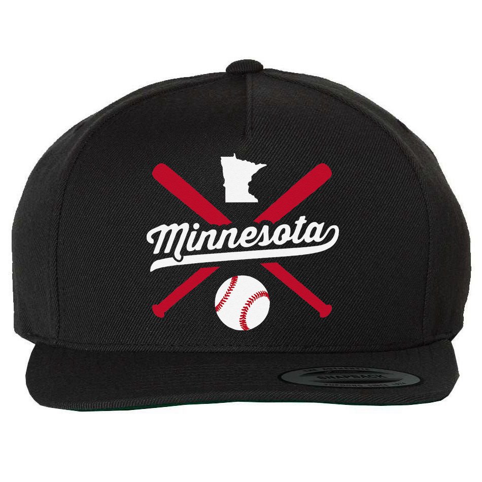Minnesota Baseball Vintage State Pride Love City Wool Snapback Cap