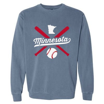 Minnesota Baseball Vintage State Pride Love City Garment-Dyed Sweatshirt