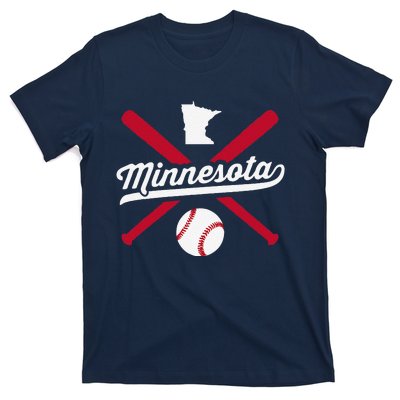 Minnesota Baseball Vintage State Pride Love City T-Shirt