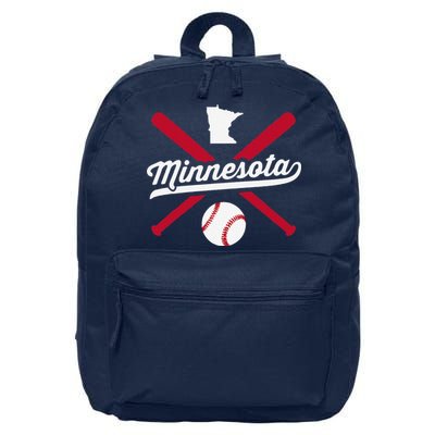 Minnesota Baseball Vintage State Pride Love City 16 in Basic Backpack