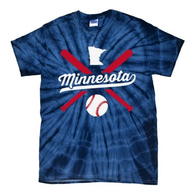 Minnesota Baseball Vintage State Pride Love City Tie-Dye T-Shirt