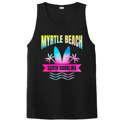 Myrtle Beach Vacation South Carolina Souvenir PosiCharge Competitor Tank