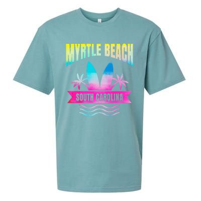 Myrtle Beach Vacation South Carolina Souvenir Sueded Cloud Jersey T-Shirt