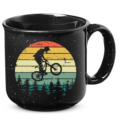Mountain Bike Vintage Downhill Biking MTB Riding 15oz Campfire Ceramic Mug