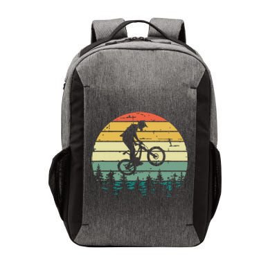 Mountain Bike Vintage Downhill Biking MTB Riding Vector Backpack