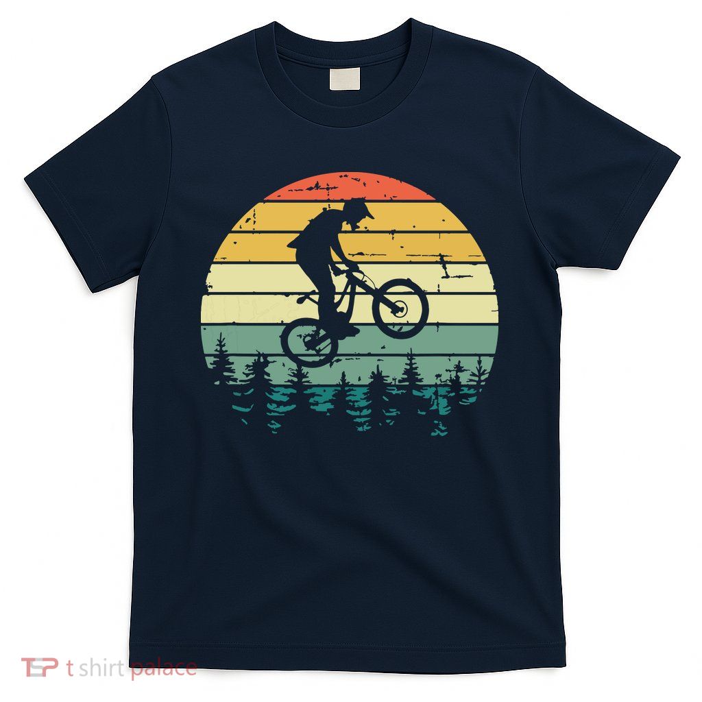 Mountain Bike Vintage Downhill Biking MTB Riding T-Shirt
